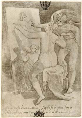 Giulio Bonasone - Apollo e la Pittura